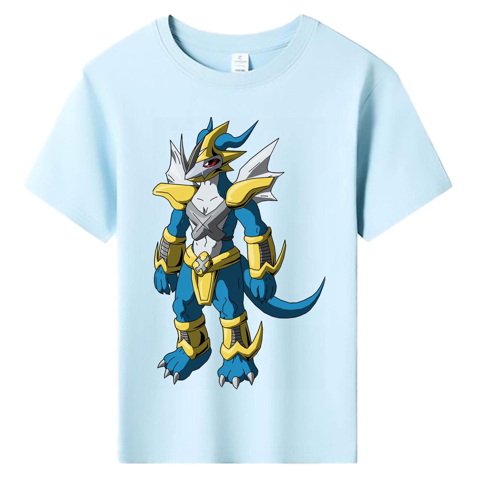 （画像用） Digimon デジタルモンスター/デジモン 綿100％キッズTシャツ（フロントプリント）